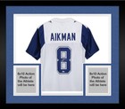 Framed Troy Aikman Cowboys Signed Alternate Mitchell & Ness Authentic Jersey