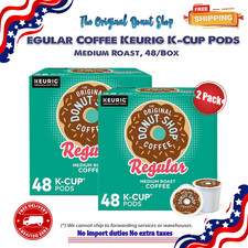 2 Pack The Original Donut Shop Regular Coffee K Cup Pods Medium Roast 48 Count