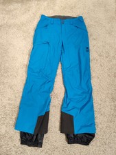 Mountain Hardwear 蓝色冬季运动雪裤和围兜| eBay