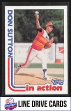 1982 Topps #306 Don Sutton In Action Houston Astros