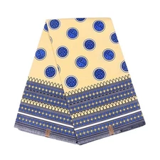 African Fabric 6 Yard Printed Wax Cloth African Ankara Fabric for Party Dress...