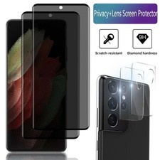 2X Anti-Spy Privacy Glass Screen Protector Lens For Samsung Galaxy S26 Ultra S25