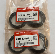 Honda Fork Seal Kit 51490-MCF-000 Both Included New and Supple : )