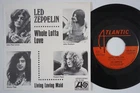 LED ZEPPELIN Whole Lotta Love RARE! Sweden 45 swedish Living Loving Maid HEAR!