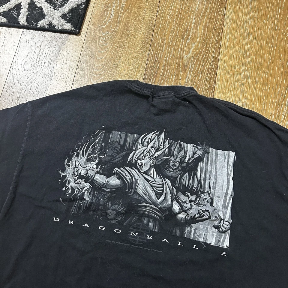 Винтажная футболка с аниме Dragon Ball Z Goku Vegeta Trunks DBZ 2002 размер XXL - Изображение 2 из 4