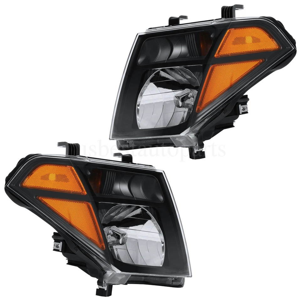 Par de faros Pathfinder 05-07 para Nissan Frontier 2005-2008 sin bombillas Foto 3 de 4