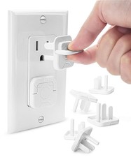 Bates 10 Pack Child Proof 3-Prong Baby Proofing Outlet Covers