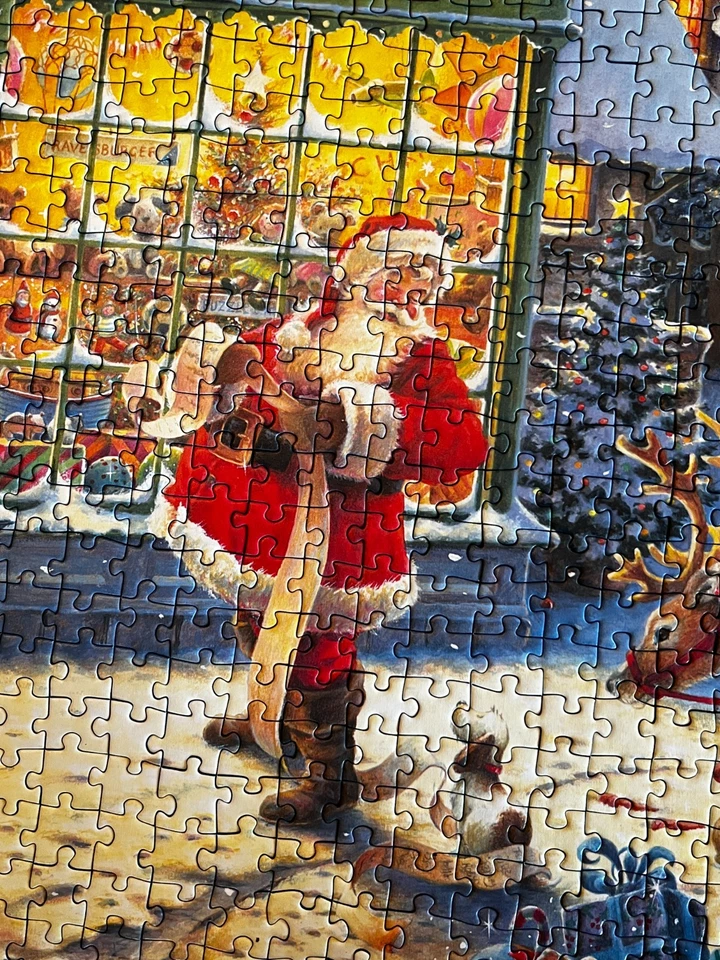 Ravensburger 1000 Piece Puzzle Santa's Christmas List 2008 COMPLETE #158416 - Image 4 of 4