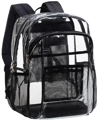 Clear Backpack Heavy Duty - Clear Book Bag with Multi-pockets Large See Throu...