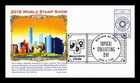 US COVER WORLD STAMP SHOW NEW YORK CITY FDC TOPICAL COLLECTING DAY PANDA CACHET