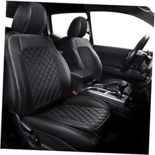 Custom Seat Covers for Tacoma Gen 3rd 2016 Black 2016-2023 Crew Front Seats