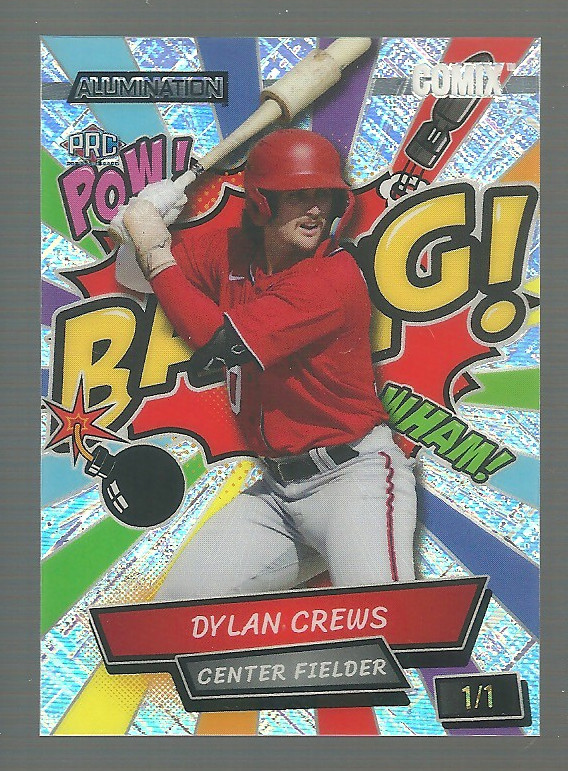1/1 Dylan Crews 2024 Wild Card Alumination Comix #AC-DC