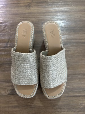 Nordstrom Rack Women Slide Sandal Shoes Tan Size Medium - Main Image