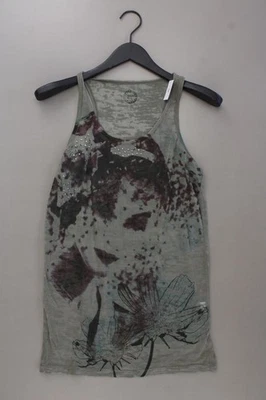 ✨ Haut slim à bretelles Bloom pour femme taille 38, M vert olive en coton ✨ - Photo 1/4
