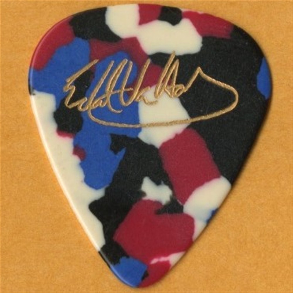 Eddie Van Halen 1995 Balance concert tour signature imprint stage