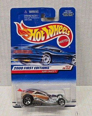 Hot Wheels #13 of 36 Surf Crate Factory Sealed on Card 2000 READ DESCRIPTION 
