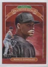 2020 Donruss Optic Diamond Kings Retail Red Wave Prizm Marco Gonzales #22 0rm6