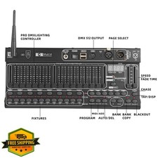 Ygybeyond Wireless DMX 384 Channel Stage Lighting Controller DJ