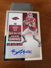 2016 Contenders Draft Picks College Bowl Ticket 63/99 Brandon Allen Auto RC