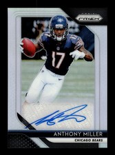 2018 Panini Prizm #RA-AM Anthony Miller Rookie Autographs Prizm SURFACE RESIDUE