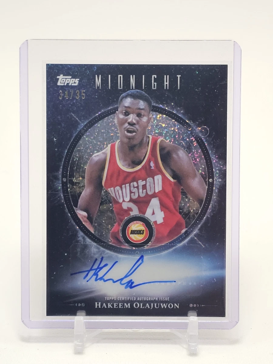 Hakeem Olajuwon Autograph Basketball Cards for sale | eBay
