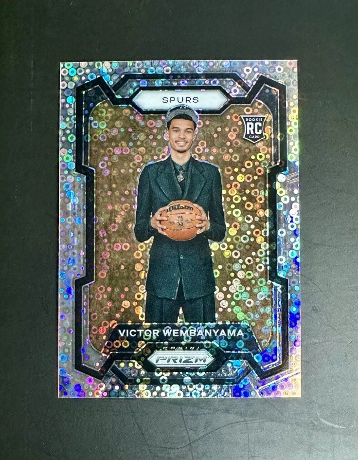 2023-24 Panini Prizm Victor Wembanyama #136 Fast Break Variation Rookie Card RC