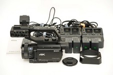 SONY HXR-NX80 Professional 4K XDCAM/NXCAM Camcorder with 4 Batteries