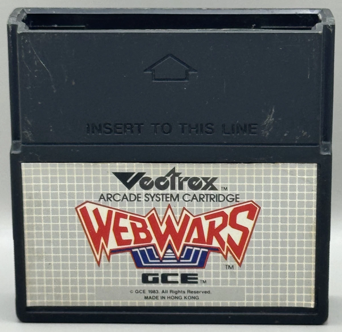 Jeu Vectrex – Space Wars – Cartouche Vintage – Testé Et Fonctionnel
