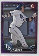 2016 Bowman Prospects Purple 23/250 Jake Bauers #BP131 0l2