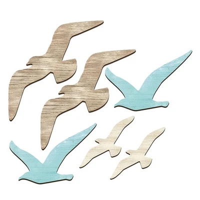 6 Pcs Wandbehang Für Die Strandhausdekoration Wanddekoration Am Meer - Bild 1 von 4