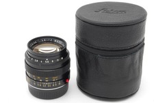 Late S/N 344   NEAR MINT Leica Summilux M 50mm f1.4 E43 2nd Black Lens JAPAN