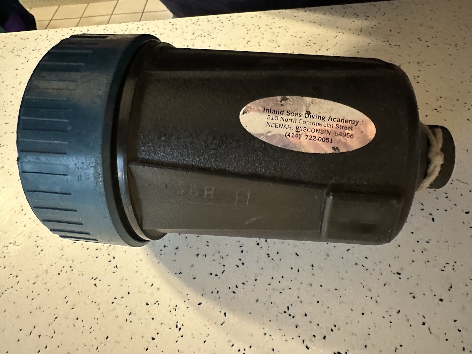 Vintage Oceanic Ocean Pro Dive Light OP-100 Rechargeable Untested PreOwned