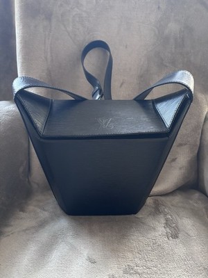 Louis Vuitton Epi Leder Bucket Bag schwarz Tasche