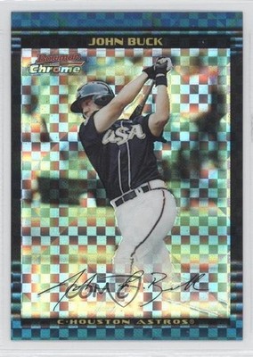 2002 Bowman Chrome Draft Picks & Prospects X-Fractor /150 John Buck #BDP130 8u9