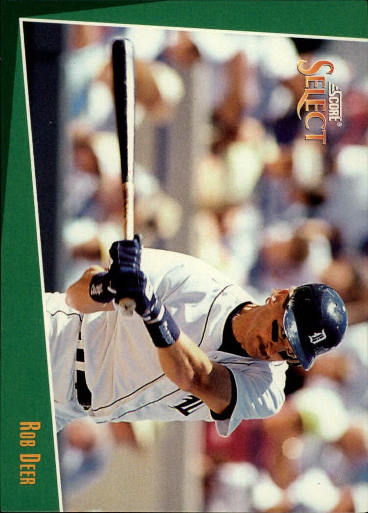 1993 Select #186 Rob Deer - BB