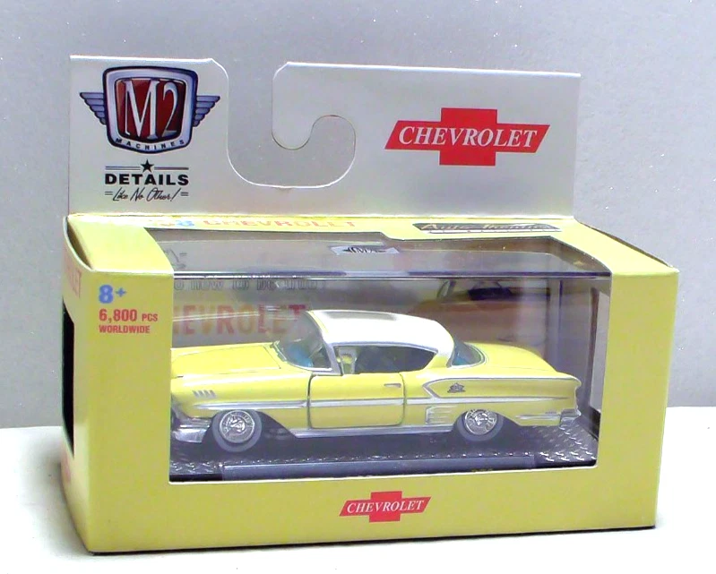 Chevrolet Impala 1958 M2 Machines 1:64 fundido - Imagem 2 de 3