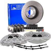 ATE Bremsscheiben 318Mm BeläGe Wako + Bremssattel Satz Vorne FüR Mercedes W205