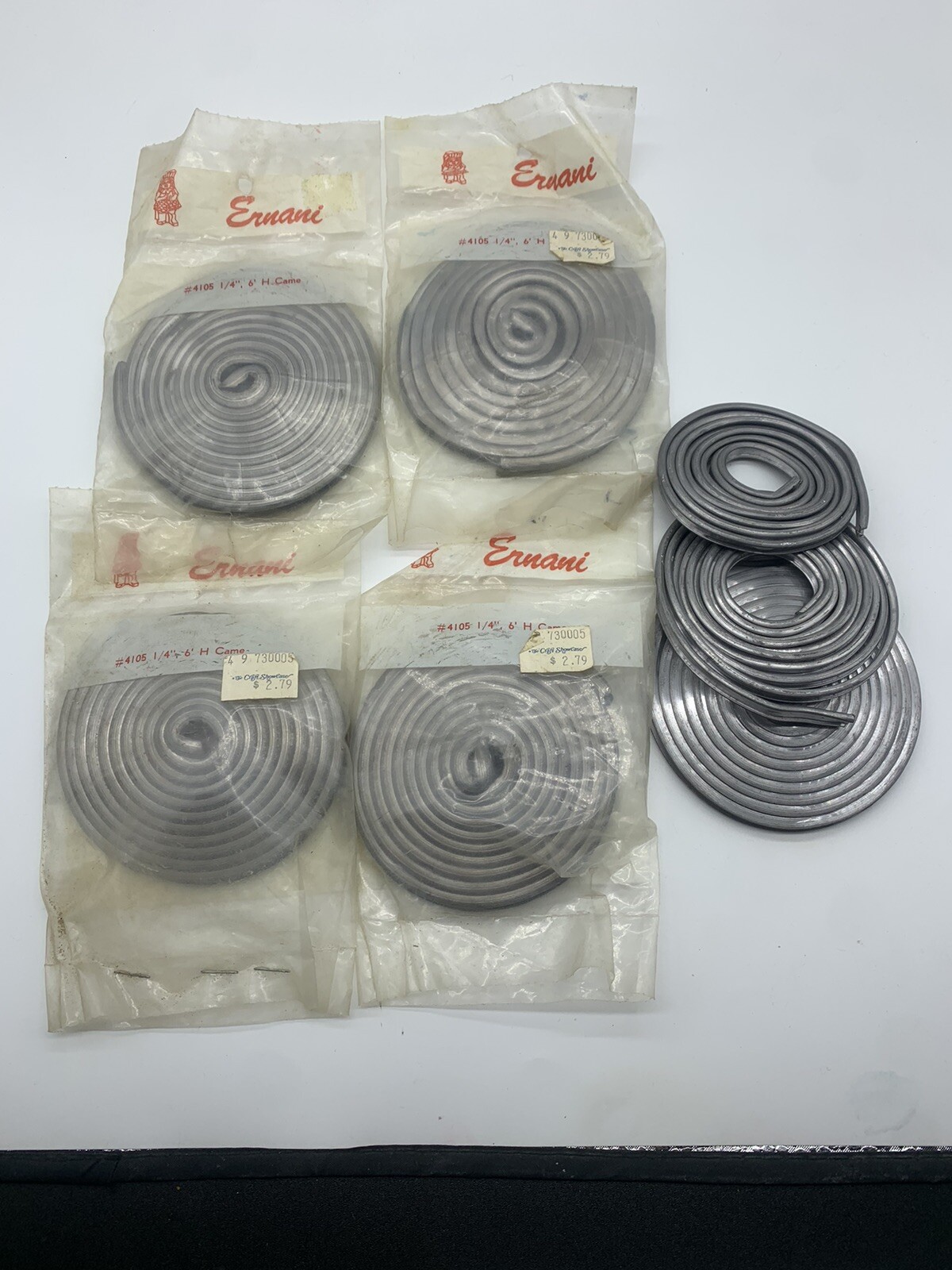 Vintage Ernani Stained Glass Lead H Came