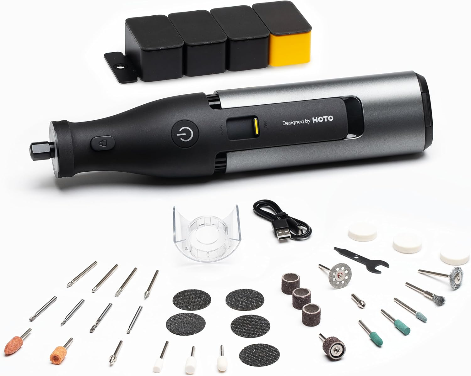 12V Professional Rotary Tool Kit with Variable Speed 35000RPM - Brushless Motor