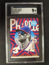 2022 Topps Gallery Modern Artist MA-2 Bryce Harper 24/25 Orange SGC 9