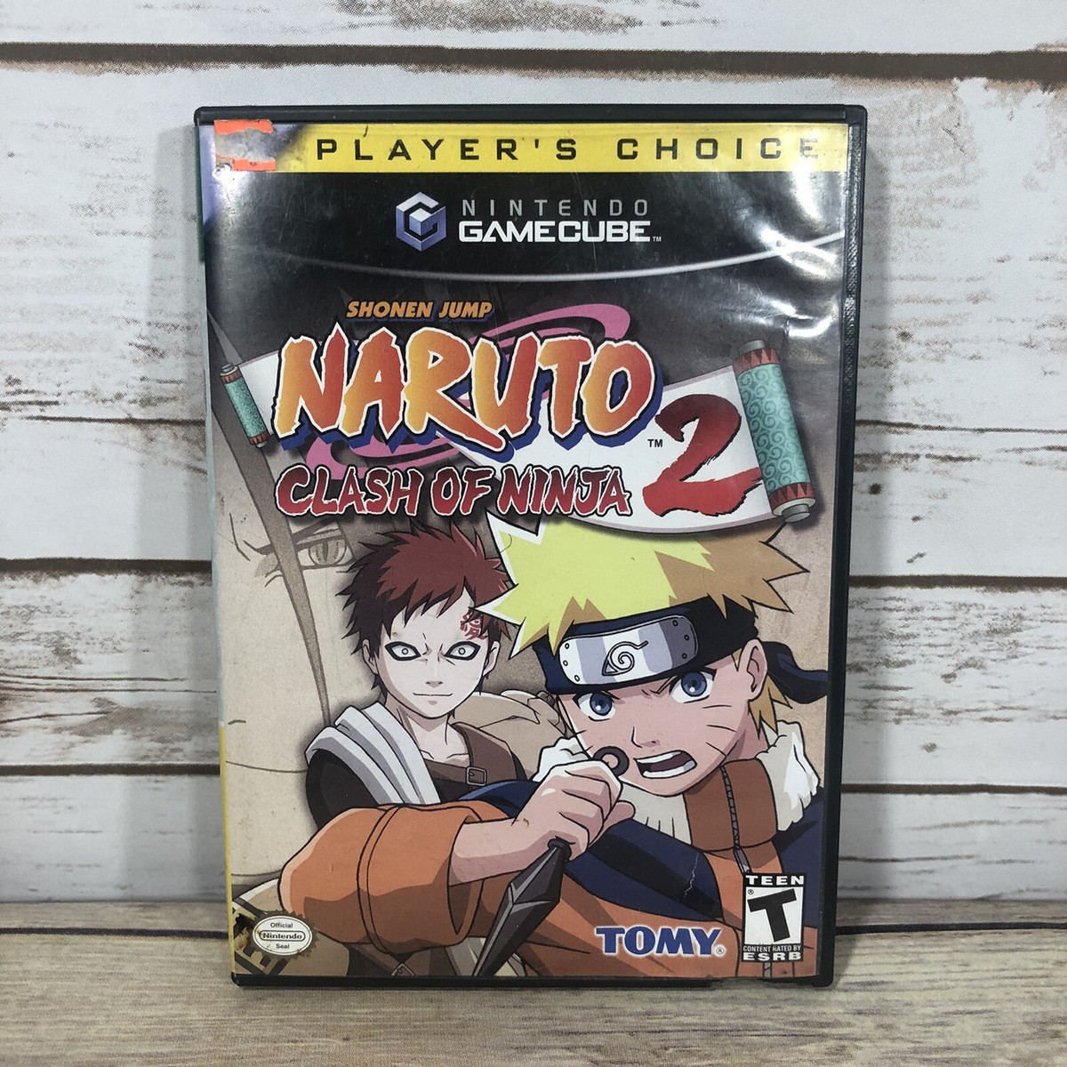 Nintendo GameCube Naruto Clash Of Ninja 2 & Mega Memory Card 16x