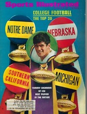 1971 9/13 Sports Illustrated magazine football Tommy Casanova LSU Tigers VG