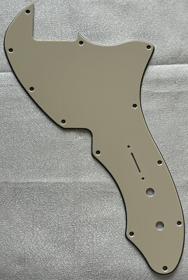 For Fender Telecaster Thinline/Tele 69 Blank Guitar Pickguard Vintage Yellow