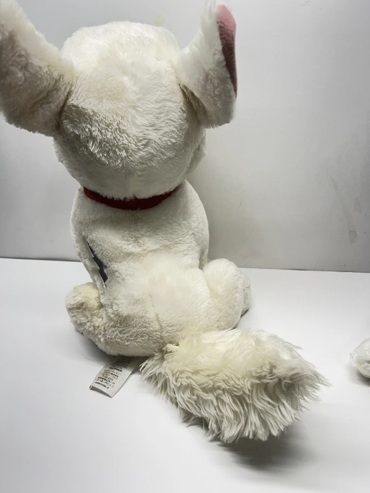Disney Store Bolt Dog Plush Authentic Patch White Lightning 14" Collar - Image 3 of 4
