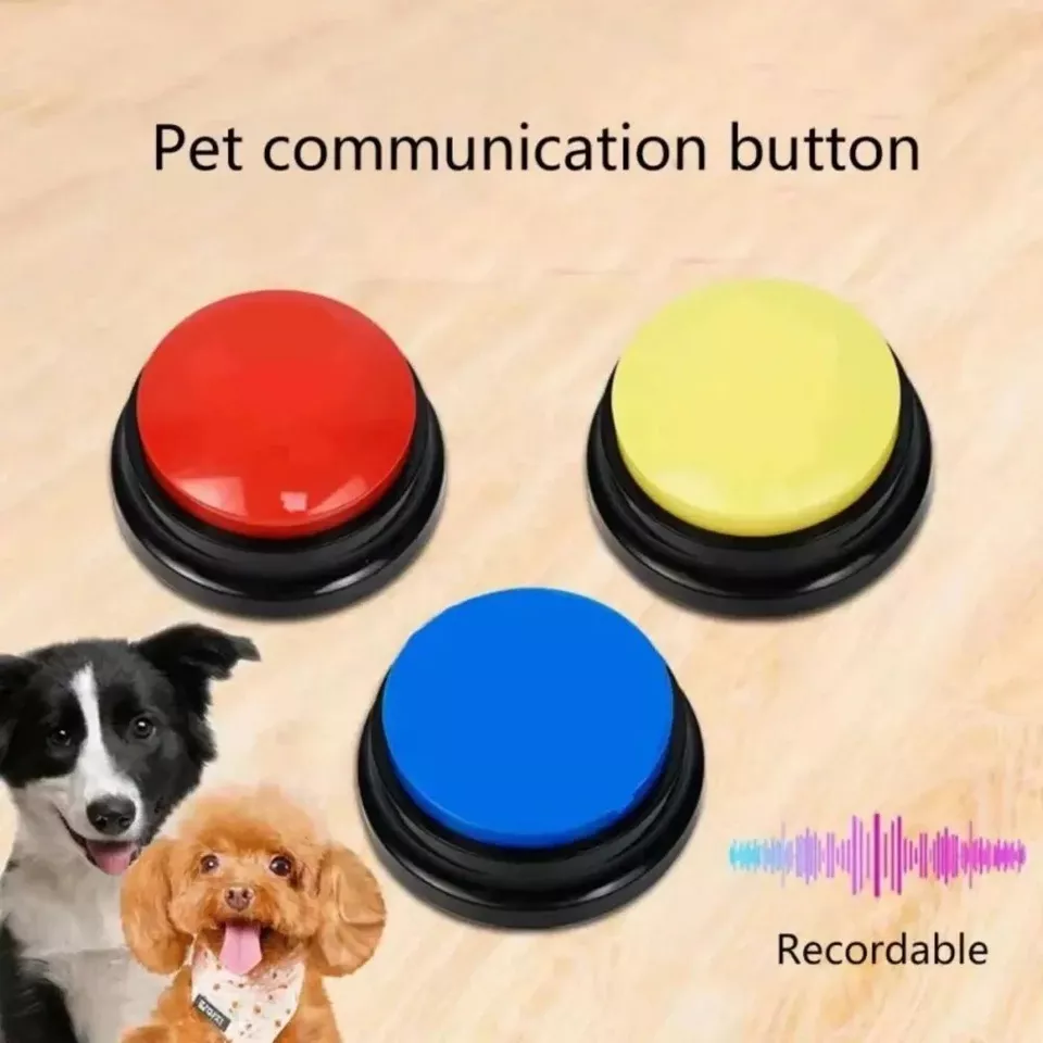 Dog Buttons For Communication Pet Training Buzzer Dog Talking Button Set of 4. - Image 4 of 4