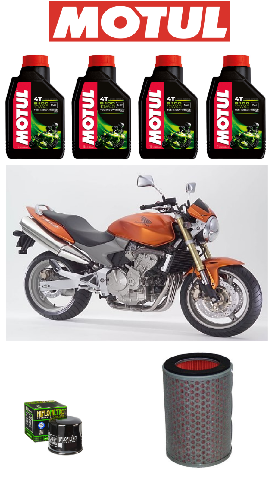 KIT TAGLIANDO 3 LITRI OLIO MOTUL 5000 FILTRO PER HONDA XL 600 - Foto 8