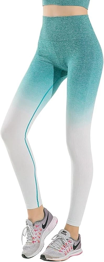 gymshark adapt ombre deep teal ice blue leggings