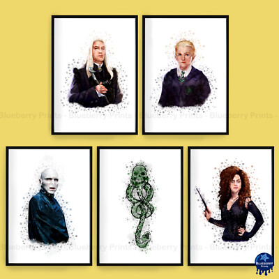 Harry Potter Dark Arts Kinder Wandbild Poster Druck Bild Geschenk A5 A4 A3