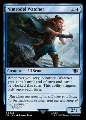 MTG Nimrodel Watcher (63/943) The Lord of the Rings Tales of Middle-earth LP