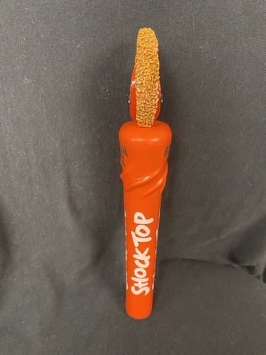 SHOCK TOP BELGIAN WHITE Beer Tap Handle 12" Tall Mohawk Guy FREE SHIP - Picture 12 of 18